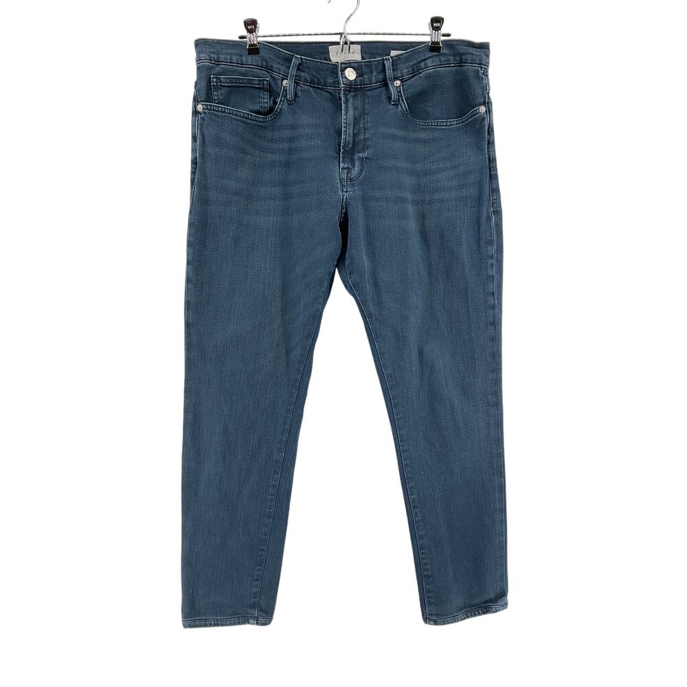 Frame Athletic Catalina Lhomme Denim Jeans Size 34 - Picture 2 of 11